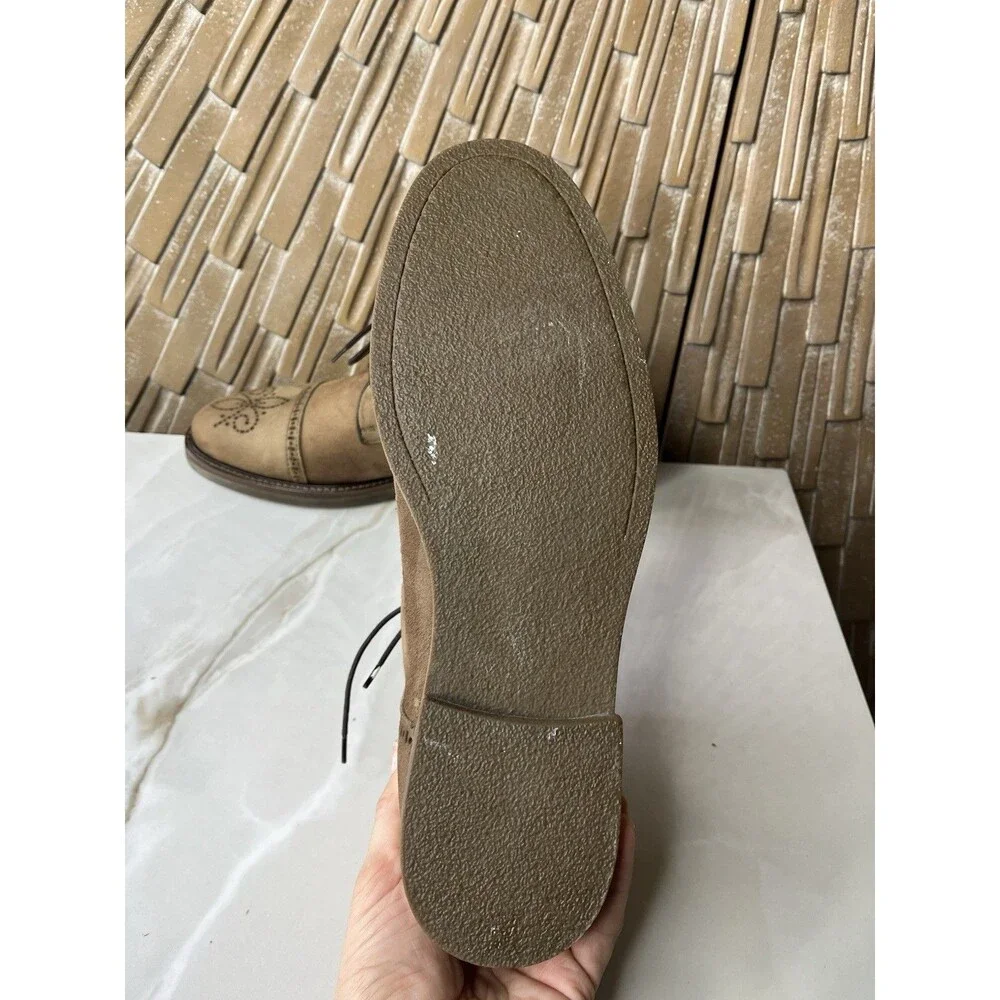 Marc Joseph New York Men Suede Leather Gold Collection Dress Ankle Boot 8.5